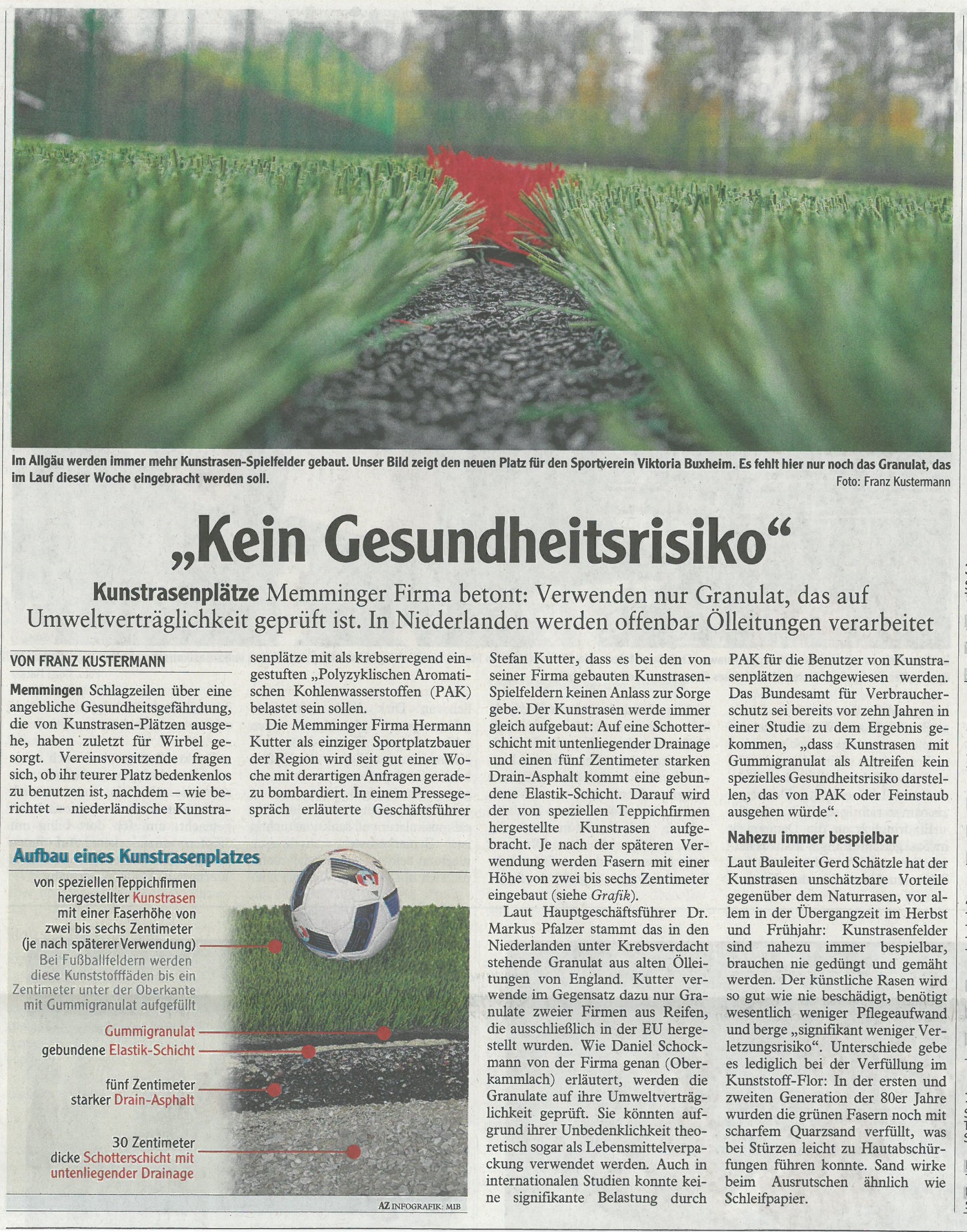 HermannKutter Unverträglickeit des Granulates ist geprüft